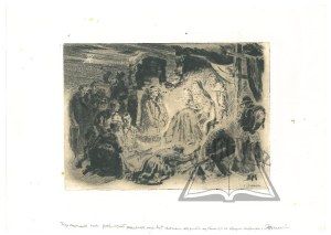 CZARNECKI Edmund, Our Lady with Child, bowing to soldiers.