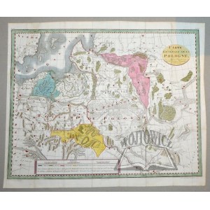 (POLSKA). &#8222;Carte Générale de la Pologne avec ses différens démembrements par les puissances partageantes en 1773 et 1795.