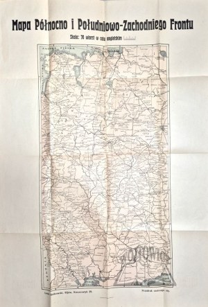 (RUSSIA, Ukraine). Map of the North and Southwestern Front.