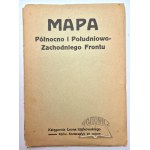 (ROSJA, Ukraina). Mapa Północno i Południowo-Zachodniego Frontu.