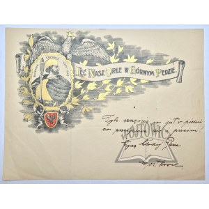 (TELEGRAM ślubny) Bolesław Chrobry 1025-1925.