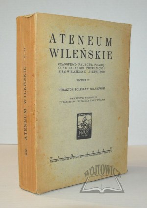 Vilnius ATENEUM. Scientific journal devoted to the study of the past of the lands of W. X. Lithuania.