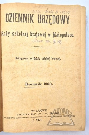 Official Gazette of the National School Board in Malopolska.