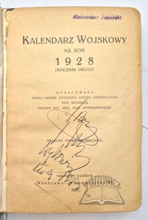 Military CALENDAR for 1928.