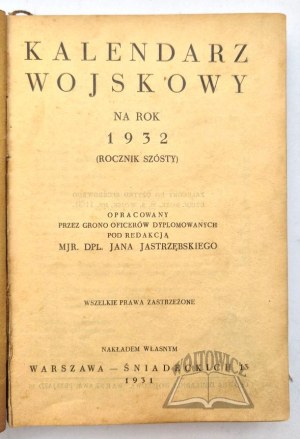Military CALENDAR for 1932.