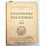 KALENDARZ Żołnierski na rok 1920.