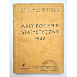 MAŁY Rocznik Statystyczny 1939.