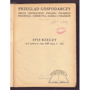 PRZEGLĄD Gospodarczy.