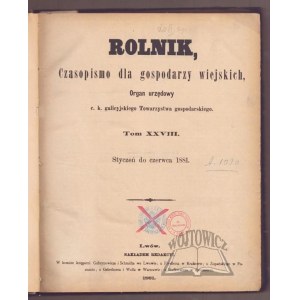 ROLNIK. Czasopismo dla gospodarzy wiejskich.