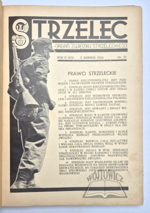 STRZELEC. The organ of the Rifleman's Association.