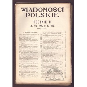 WIADOMOŚCI Polskie. R. II.