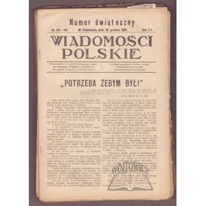 WIADOMOŚCI Polskie. R. III.