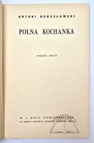 BOGUSŁAWSKI Antoni, Field Mistress.