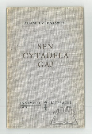 CZERNIAWSKI Adam, Sen. Citadel. Grove.