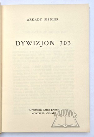 FIEDLER Arkady, Squadron 303.