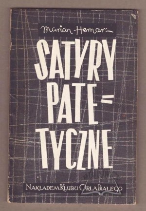 HEMAR Marian, Pathos Satires.