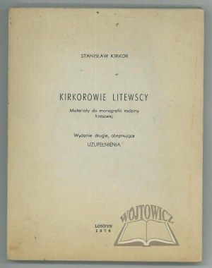 KIRKOR Stanislaw, Kirkor Lithuanian.