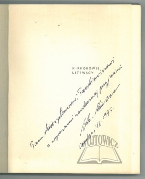 KIRKOR Stanislaw, Kirkor Lithuanian.