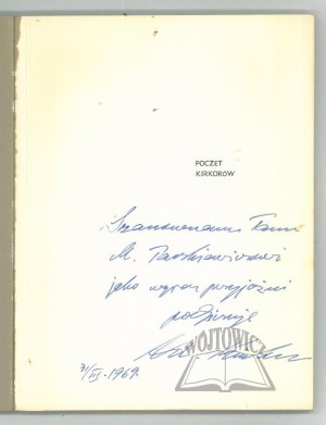 KIRKOR Stanislaw, Poczet Kirkor arranged chronologically according to exact or approximate dates of occurrence of individual persons or protoplasts of separate lines and branches.
