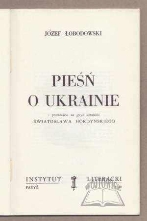 LOBODOWSKI Joseph, Song of Ukraine.