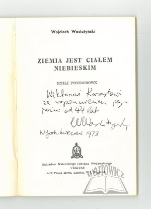 WASIUTYŃSKI Wojciech, The earth is a heavenly body. Post-conciliar thoughts.