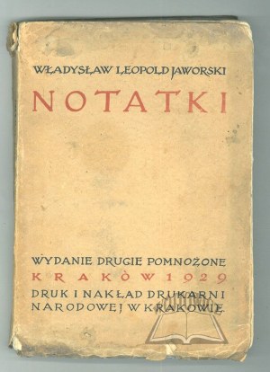 JAWORSKI Władysław Leopold, Notes.