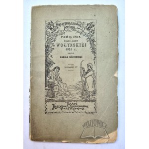 (Księgarnia Luxemburgska) RÓŻYCKI Karol, Pamiętnik półku jazdy wołyńskiej 1831 r.