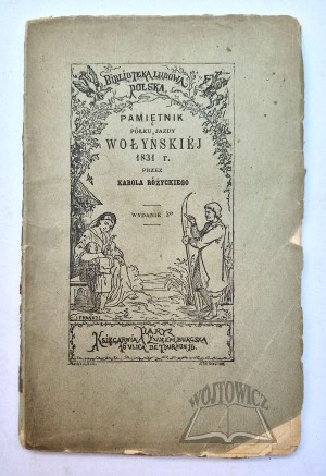 (Luxemburg Bookstore) RÓ¯YCKI Karol, Memoirs of the Volhynian Riding Semitic of 1831.