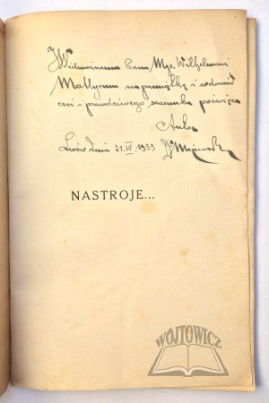 MAJEWSKI Bronislaw, Moods ... A collection of poems.
