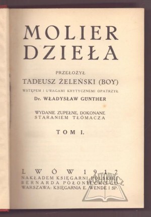 MOLIER (Jan Poquelin), Works.