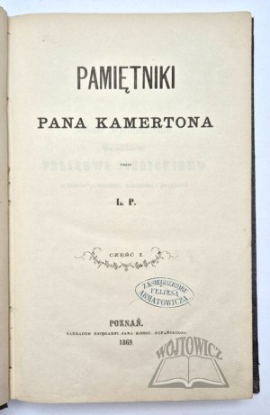 (POTOCKI Leon), Memoirs of Mr. Kamerton.