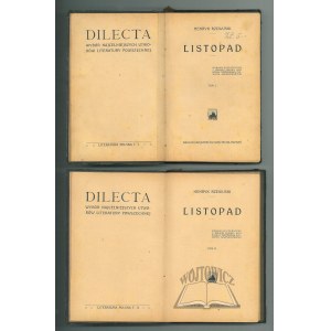 RZEWUSKI Henryk, Listopad. Romans historyczny z drugiej połowy XVIII wieku.