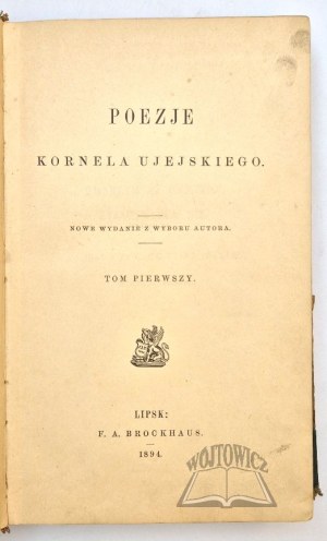 UJEJSKI Kornel, Poetry.