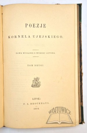 UJEJSKI Kornel, Poetry.