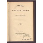 WĘGIERSKI Kajetan, Pisma wierszem i prozą.