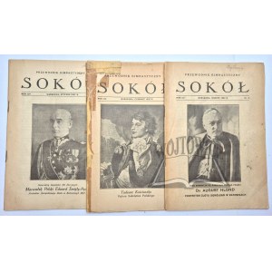 PRZEWODNIK Gimnastyczny Sokół. (Zbiór 4 zeszytów).