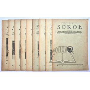 PRZEWODNIK Gimnastyczny Sokół. (Zbiór 9 zeszytów).