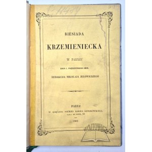 BIESIADA Krzemieniecka w Paryżu.