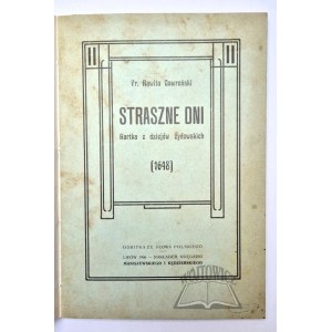 GAWROŃSKI Fr. Rawita, Straszne dni. Kartka z dziejów żydowskich (1648).