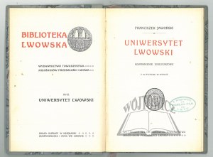 JAWORSKI Franciszek, Lviv University. A jubilee memoir.