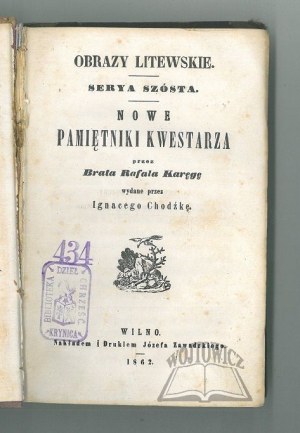 KARÊGA Rafał, New Diaries of a Bursar