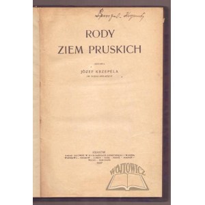 KRZEPELA Józef, Rody ziem pruskich.