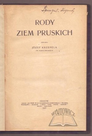 KRZEPELA Józef, Families of the Prussian lands.