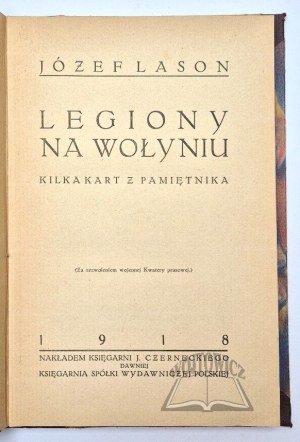 LASON Joseph, Legions in Volhynia.