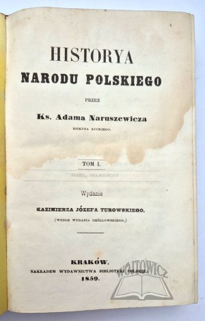 NARUSZEWICZ Adam, Historya Narodu Polskiego.