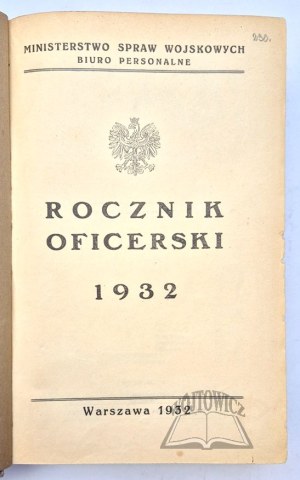 OFFICERS' ANNUAL 1932.
