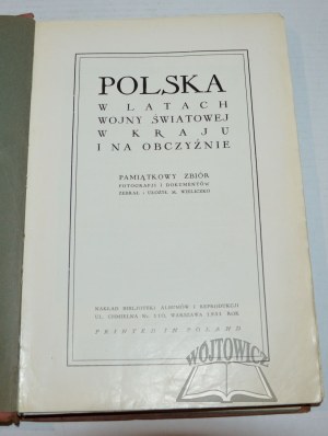 WIELICZKO M.(arian), Poland in the years of the World War at home and abroad.