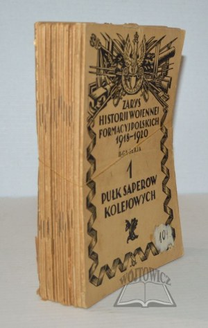 OVERVIEW of the War History of the Polish Regiments 1918 - 1920. (22 notebooks).
