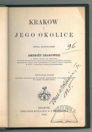 GRABOWSKI Ambroży, Kraków and its environs.