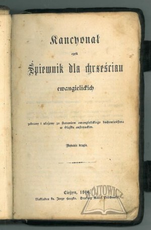 (HECZKO Jerzy Boguslaw), Kancyonał czyli śpiewnik dla chrześcijan ewangelickiej.